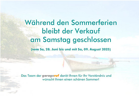 Reduzierte Öffnungszeiten während der Sommerferien 2025